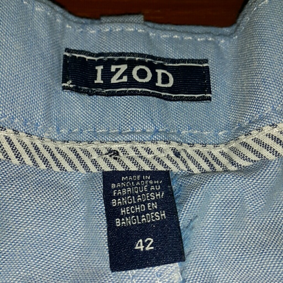 Chambray Blue Izod Shorts - Picture 3 of 3